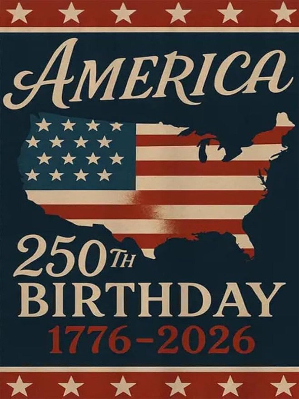 5D Diamond Painting Kit for Adults – American Flag 250th Birthday Diamond Art Kit, Full Drill Round Diamond Dots DIY Gem Painting Canvas (12x16 Inch), Patriotic USA Wall Decor Craft Kit for Home, Beginner & Adult Diamond Art Supplies